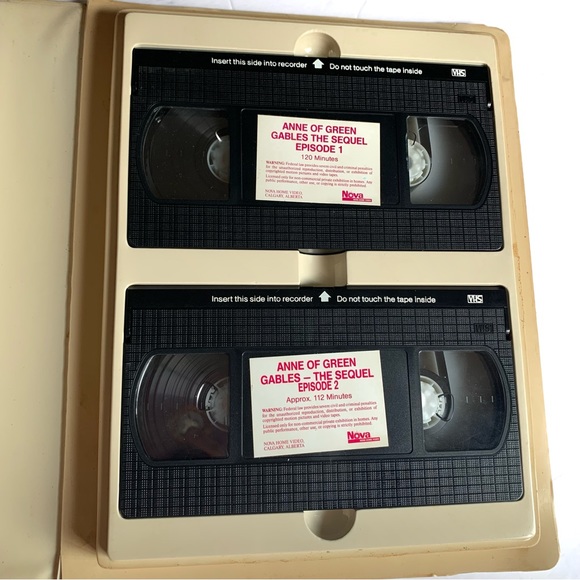 Anne of Green Gables 4 VHS Video Pack Collection Complete Box Set - Picture 8 of 10